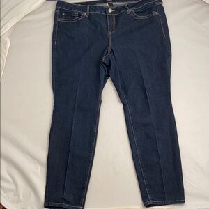 Torrid Skinny dark rinse blue jeans 22S